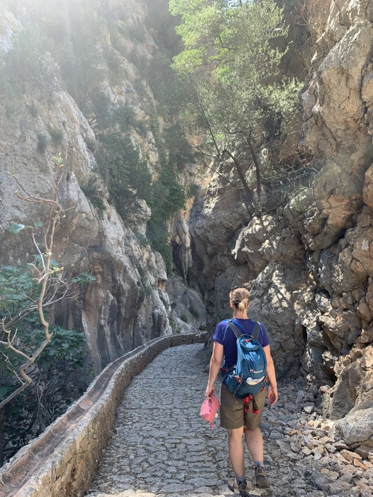 One section you will find while hiking in the Serra de Tramuntana