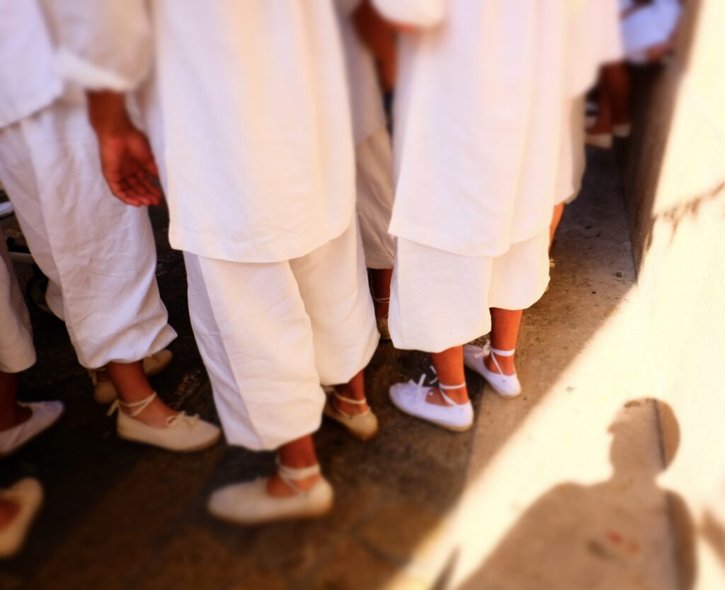 Cristiano fighters in the feista in Pollensa