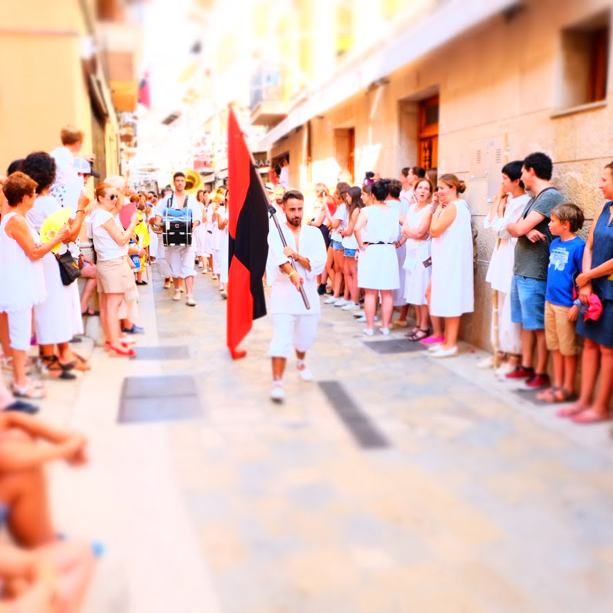 Procession at the Moors and Christians fiesta