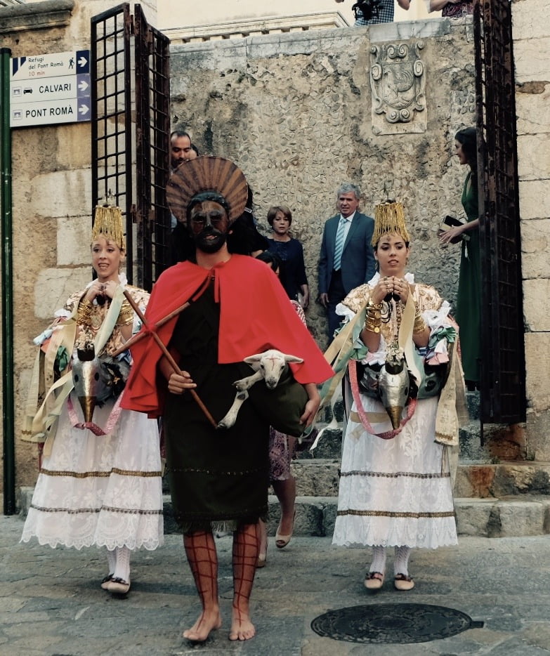 Corpus Christi in Pollensa one of the towns unique fiestas in Mallorca