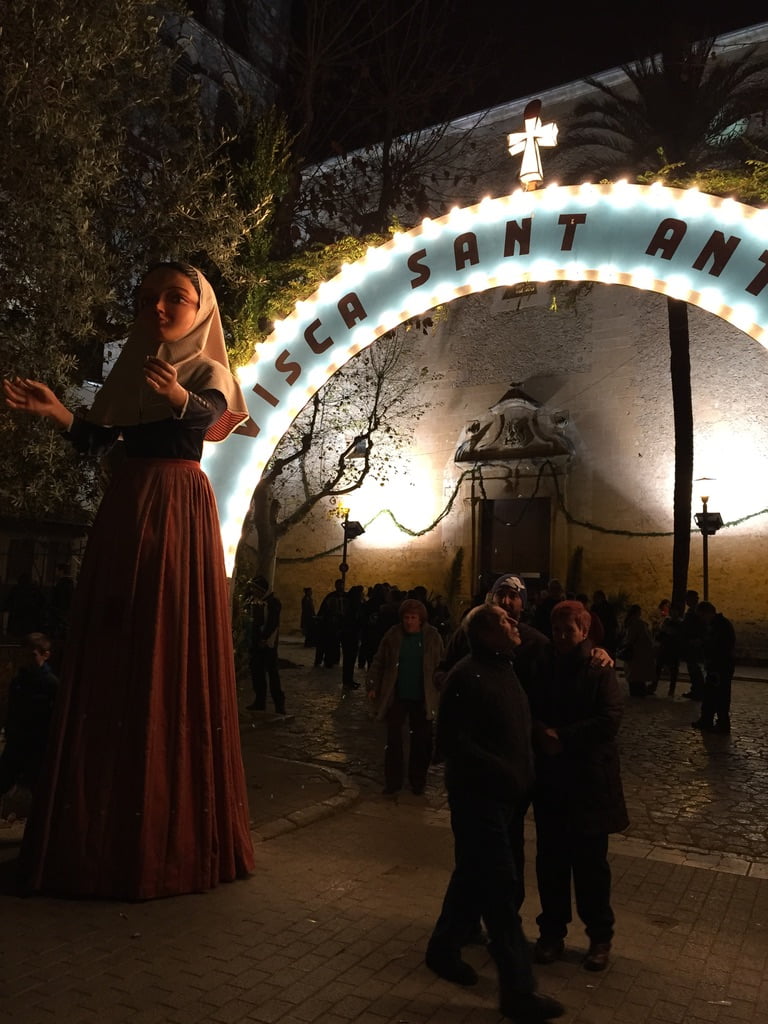 Sant Antoni, one of the biggest fiestas in Mallorca, especially in Sa Pobla