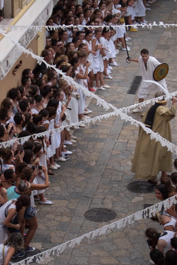 Joan Mas and Dragut in battle at the Moors and Christians fiesta