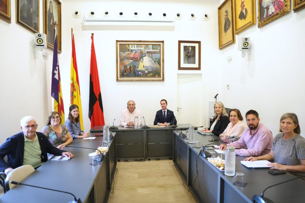 Consell de Mallorca hold a meeting at the Pollensa Town Hall